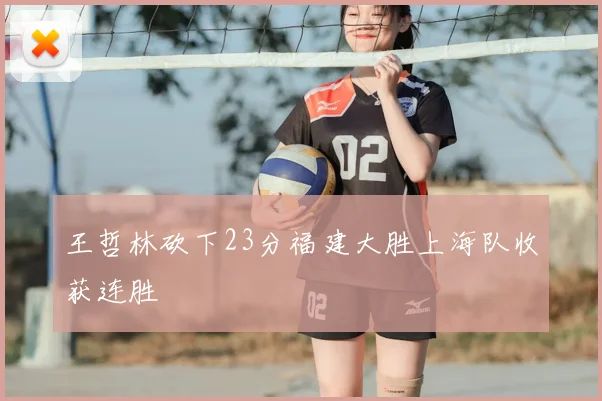 王哲林砍下23分福建大胜上海队收获连胜