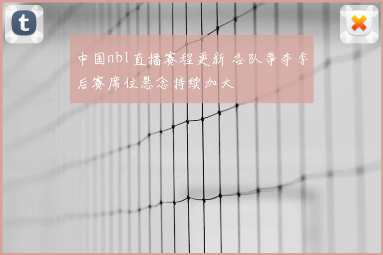 中国nbl直播赛程更新 各队争夺季后赛席位悬念持续加大
