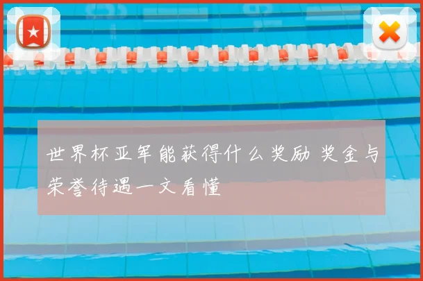 世界杯亚军能获得什么奖励 奖金与荣誉待遇一文看懂