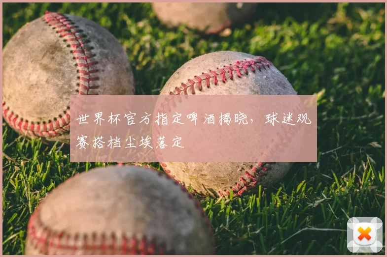 世界杯官方指定啤酒揭晓,球迷观赛搭档尘埃落定